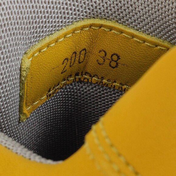 Acne Studios Perey Yellow Leather Low Top Lace Sneaker - Picture 12 of 12